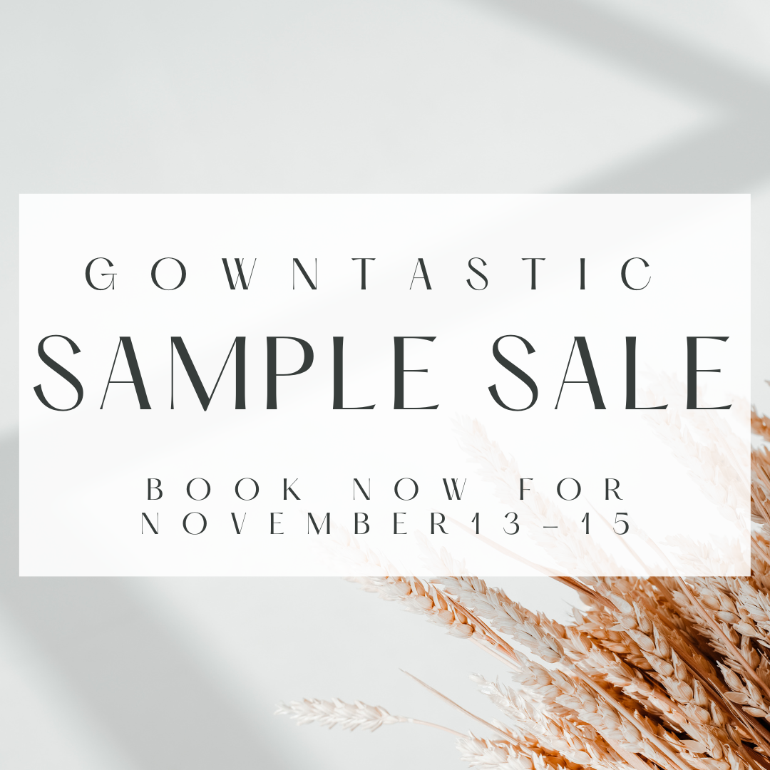 gowntastic sample sale november 2015