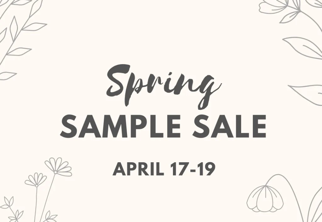 spirng sample sale