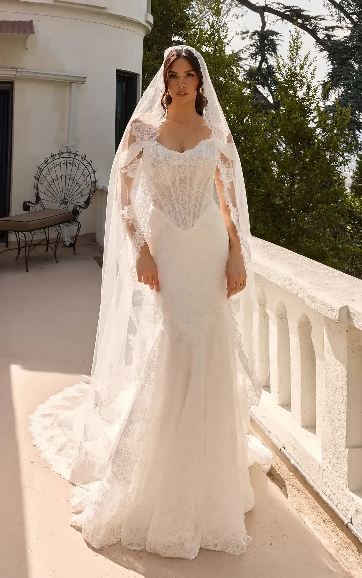 D4456 by essense of australia wedding gown
