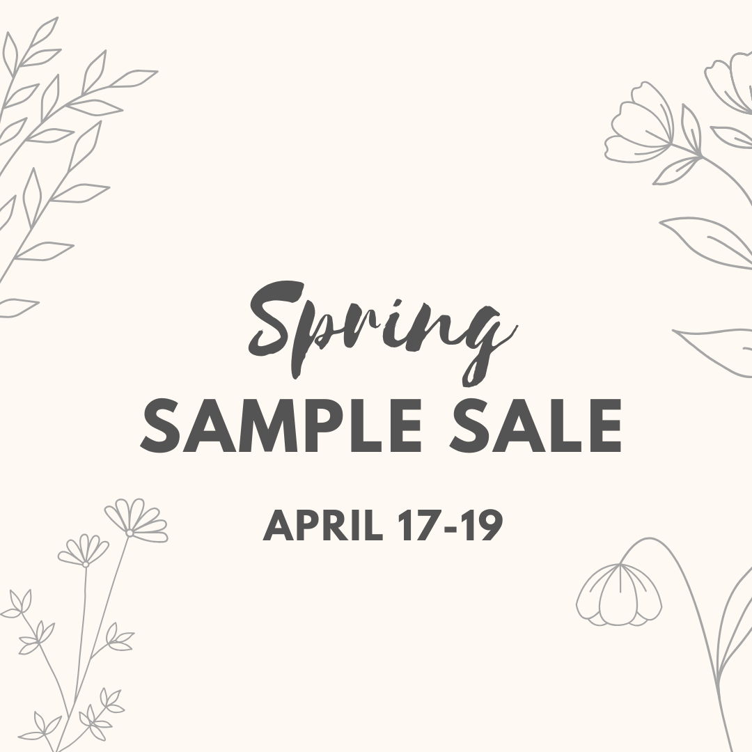 Spring Sample Sale