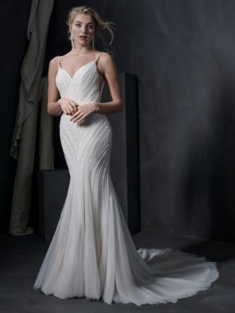 BOSTON #1 default Ivory over Soft Pearl (gown with Ivory Illusion) thumbnail