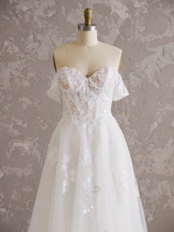 JANICE #4 default Ivory over Blush (gown with Natural Illusion) thumbnail