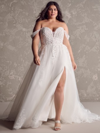 MARGUERITE #3 All Ivory (gown with Ivory Illusion) thumbnail