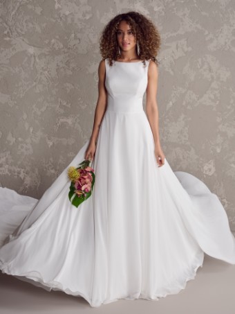 LAUREL #1 Ivory (gown with Natural Illusion) thumbnail
