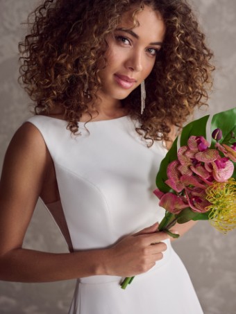 LAUREL #2 Ivory (gown with Natural Illusion) thumbnail
