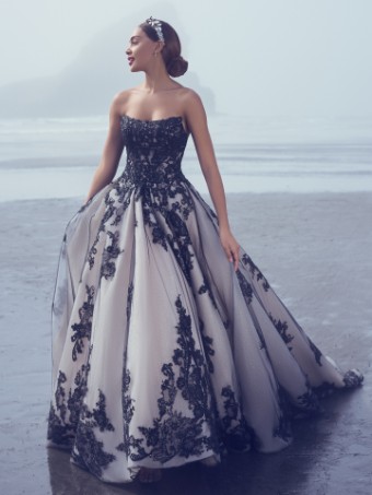 Norvinia #1 default Ivory (gown with Ivory Illusion) thumbnail
