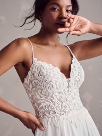 POPPY #2 Ivory (gown with Natural Illusion) thumbnail