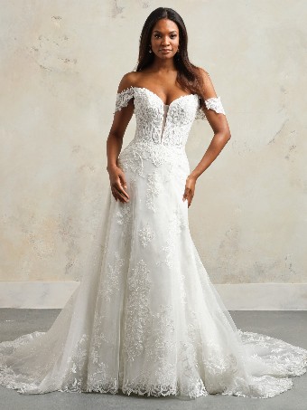 KYLER #0 default Ivory (gown with Ivory Illusion) thumbnail