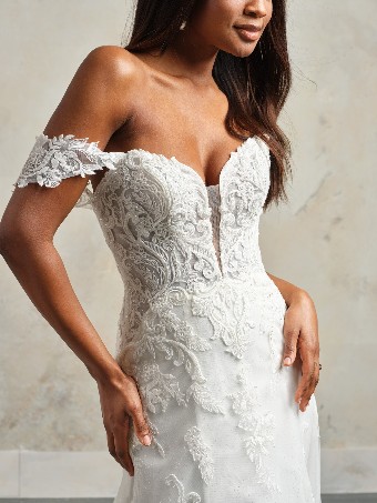 KYLER #3 default Ivory (gown with Ivory Illusion) thumbnail