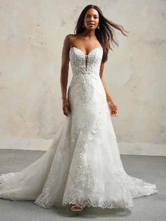 KYLER #2 Ivory (gown with Ivory Illusion) thumbnail