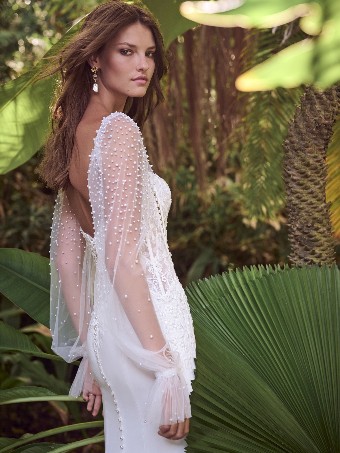 DORITTE #2 Ivory (gown with Natural Illusion) thumbnail