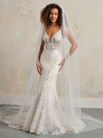 EDIE #1 All Ivory (gown with Ivory Illusion) thumbnail