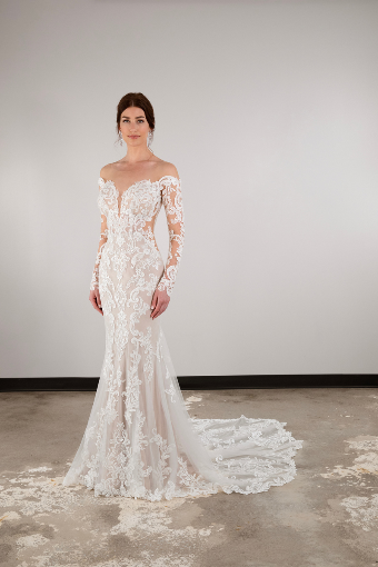 Holly Winters #0 default (IVIV-PL) Ivory Lace & Tulle over Ivory Gown w Porcelain Tulle Illusion thumbnail