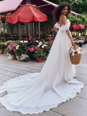 SUNNY #2 All Ivory (gown with Ivory Illusion) thumbnail