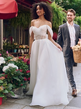 SUNNY #0 default All Ivory (gown with Ivory Illusion) thumbnail